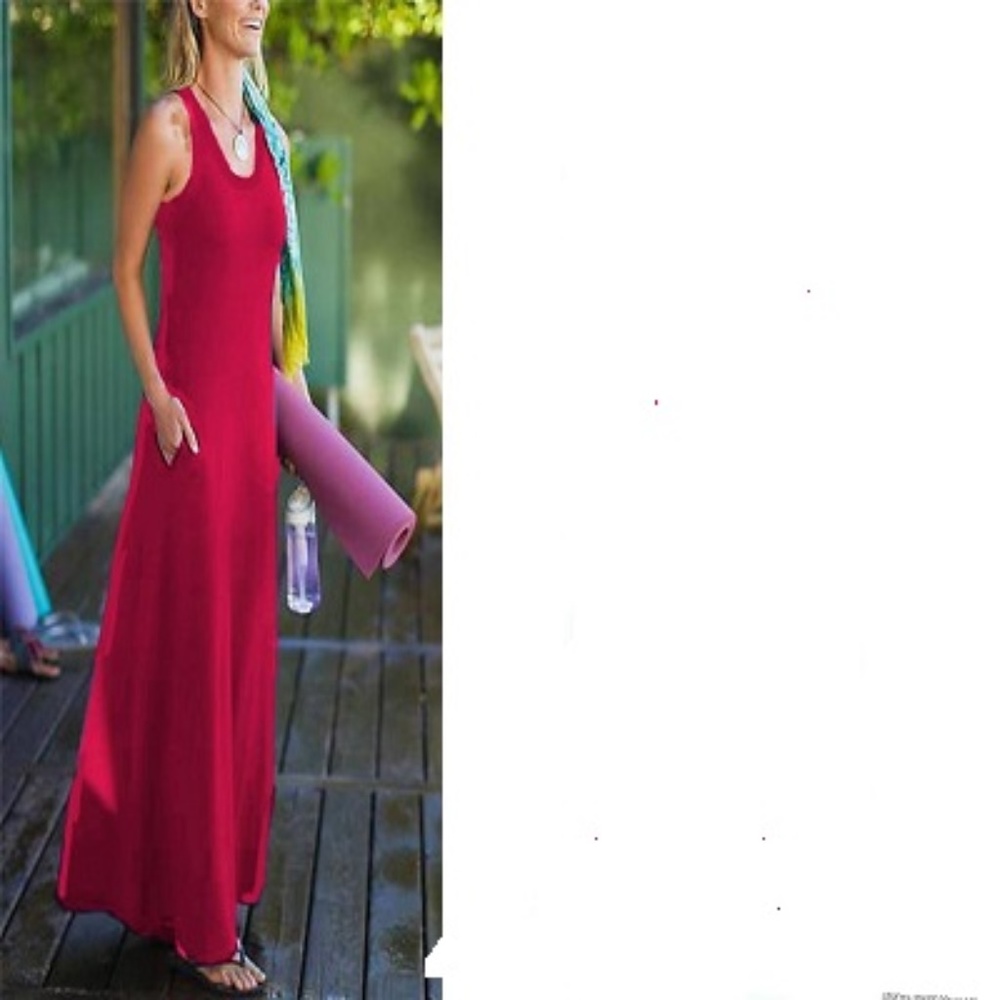 NWT ATHLETA TEE MAXI GRENADINE